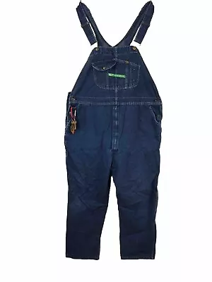 KEY Imperial Mens Denim Bib Overalls Size 48 X 32 • $20