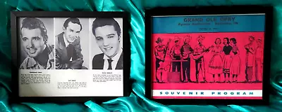 ELVIS Grand Ole Opry Original Program (repro) PRISTINE  X 2 • $29.99