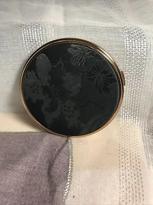 Vintage Black  Mirrored  New Light  Compact Face Makeup  With Cover Face Powder • $30