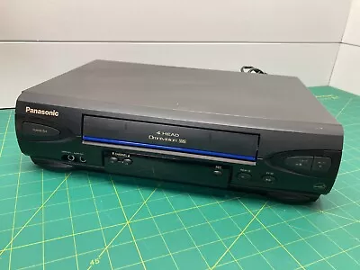 Panasonic PV-V4022 4 Head Omnivision Blue Line VCR VHS Player Tested No Remote • $29.95