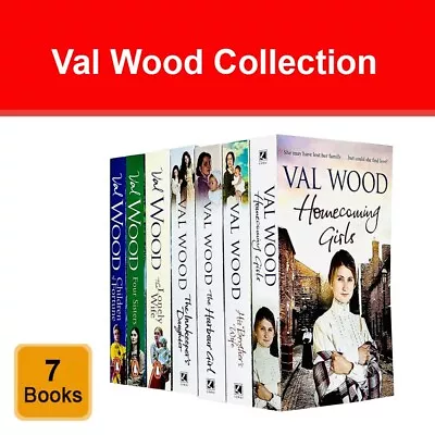 Val Wood Collection 7 Books Set Harbour Girl Lonely Wife Homecoming Girls • £20.95