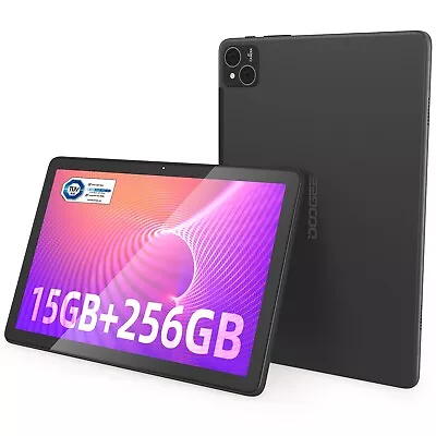 DOOGEE T10 Pro Tablet 10 Inch Android 15GB+256GB 8580mAh 13MP+8MP Widevine L1 4G • $139.99