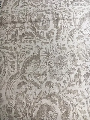 Hodsall Mckenzie EMMERSON Linen Curtain CUSHION CRAFTING Upholstery Fabric 2.4m • £99.99