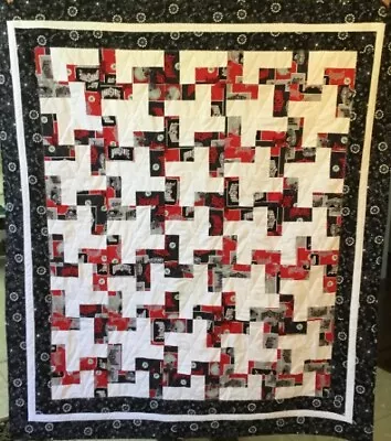 Ohio State Buckeyes Handcrafted Quilted Throw Ohio State Blanket  • $375