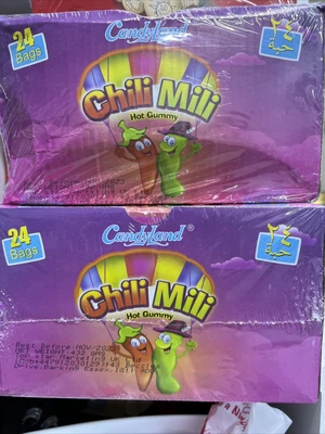 £14.99 • Buy Chilli Milli Jelly 3 Boxes X 24 Packs  Famous Chilli Sweet Well Known Worldwide