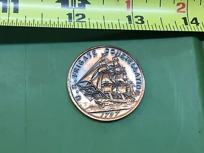 Original Vintage Us Frigate Constellation Coin Struck From Parts • $22.88