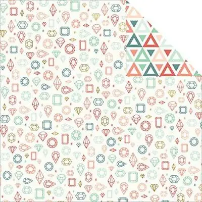 My Mind's Eye On Trend Party Gems 12x12 Paper Sheet • £1.25