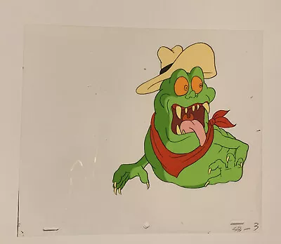 The Real Ghostbusters Slimer Cel And Drawing • $114.76