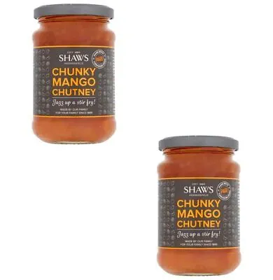 Shaws Yorkshire Chunky Mango Chutney 300g  Pack Of 2 • £8.99