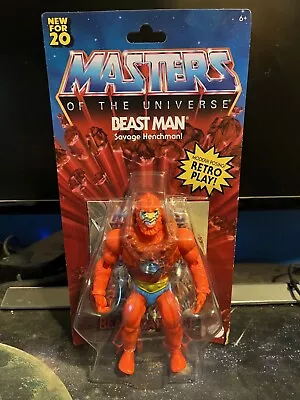 *** Masters Of The Universe Motu Origins Wave 1 Beast Man New *** • $24.50