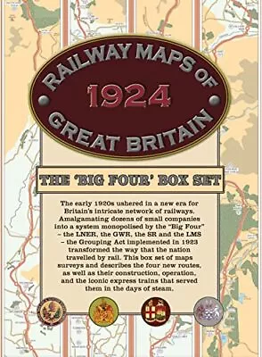 Railway Maps Of Great Britain 1924: The ��Big Four�... By Old House Books & Ma • £8.49