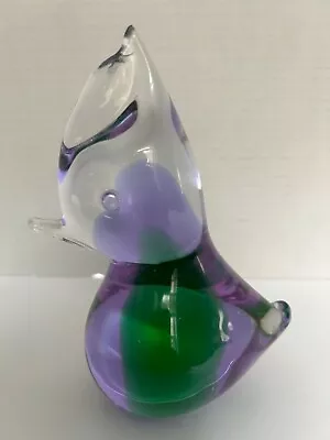 FM Konstglas Marcolin Neodymium Alexandrite Glass Bird- Ronneby- Sweden- MCM • $22.50