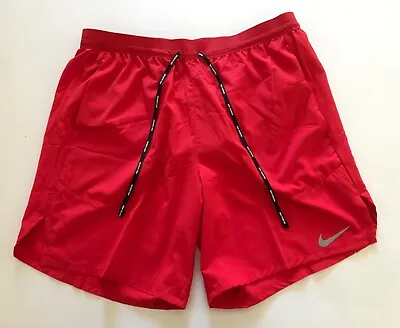 Nike Men’s Flex Stride 7” Brief-Lined Running Shorts DQ1819 657 Red Size L • $39.99