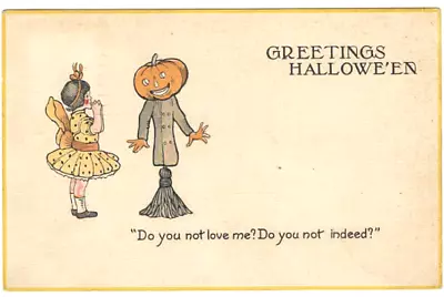 Vintage Halloween Postcard - Rarest Tuck That Exists • $385