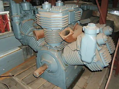 WWII Vintage Worthington 3 Cylinder / 2 Stage Ships Air Compressor Id:833 • $2000