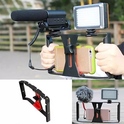 Handheld Film Making Rig Smartphone Video Rig Video Camera Cage Cage Stabilizer • £8.45