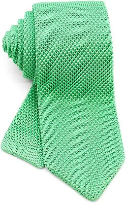 WANDM Men's Pointed Knit Tie Necktie Width 2.75 Inches Washable Solid Color And  • $26.65