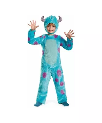 Nwt Kids Disney Pixar Monsters University Sulley Toddler Classic Costume 3T-4T • $24.74