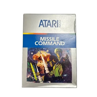 Missile Command Atari 5200 Brand New Factory Sealed Box 1982 Vintage Game 80s DS • $29.99