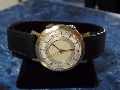 (Rare) Vintage LeCoultre Memovox 10K Gold Filled Alarm Wristwatch – Works Great! • $1100