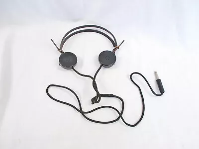 Military Operator Switchboard Alnico Magnetic Headset • $19.95