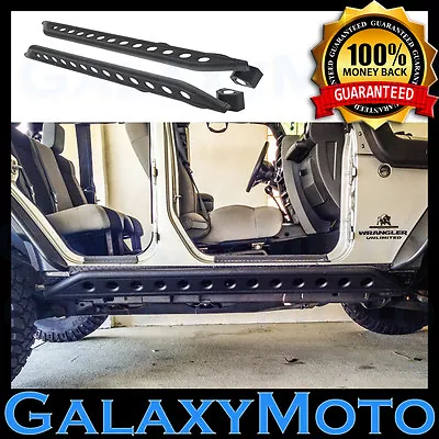 4 Door Rock Crawler Side Slider Armor Rocker Guards For 07-17 Jeep JK Wrangler  • $339.99