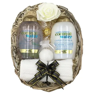 Women Coconut Water Gift Hamper Mother Birthday Set Daughter Wife Pamper Basket • £22.49