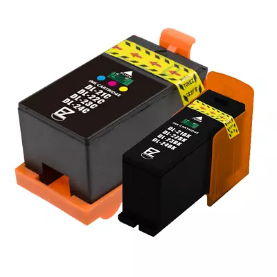 $9.79 • Buy 2PK Series 21/22/23 Ink Cartridges Black/Color For Dell V515w V313w V313 Printer