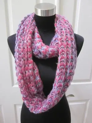 NWT MERONA Purple & Pink Loop Knit Infinity Scarf • $6