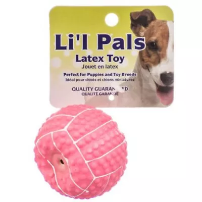 Lil Pals Latex Mini Volleyball For Dogs - Pink - 2  Diameter (10 Units) • $59.95