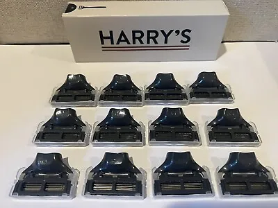 12 X Harry's Men's Razor Blade Refills 5 Blade Razor Blade Cartridges Genuine • $21