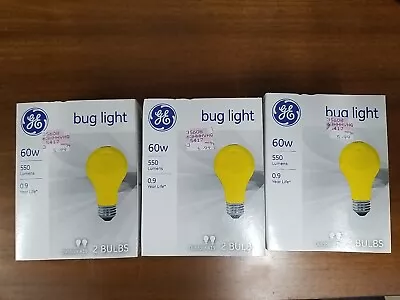 GE Bug Light Bulbs (6) • $2.25