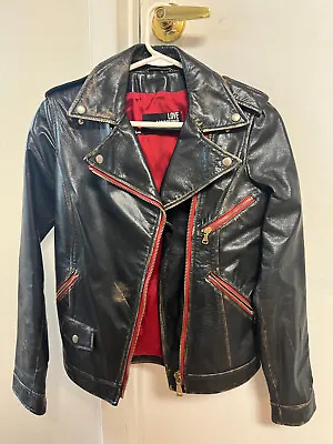 Love Moschino Vintage Italian Leather Jacket • $63.24