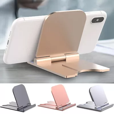 Mobile Phone Holder Folding Mount Desk Stand Adjust Foldable IPad Tablet Support • £3.35