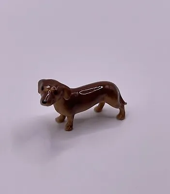 Vintage Hagen Renaker Dachshund Miniature Figurine Trinket Retired Chipped*** • $14