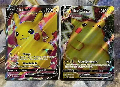 $22.50 • Buy Pokemon Vivid Voltage Pikachu 170/185 Full Art Rare & Pikachu Vmax 044/185