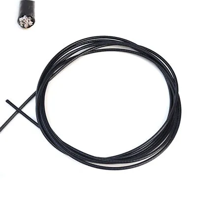 £2.27 • Buy Stainless Steel Wire Rope Cable Black PVC Plastic Coated 1 1.2 1.5 2 3 4 5 6mm