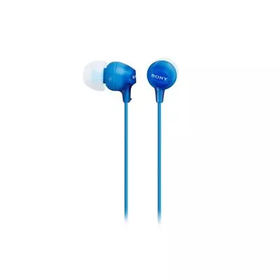 $16 • Buy Sony MDREX15APLI (Box Damaged^) In-Ear Headphones With Smartphone Control Blue