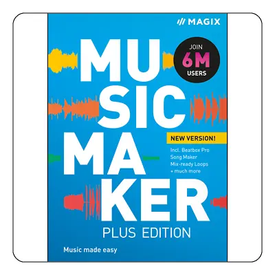 MAGIX Music Maker 2022 Plus - [Activation Card] • £16.66