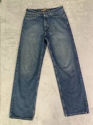 Levis Silvertab Mens 32x34 Dark Wash Denim Blue Jeans Vintage Skater Y2K • $40