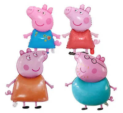 £40.93 • Buy 4PCS Peppa Pig Birthday Balloons Pink Pig Party George Pig Balloon Decorations