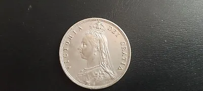 £25 • Buy 1887 Queen Victoria - Silver Half-crown - Nice Grade.