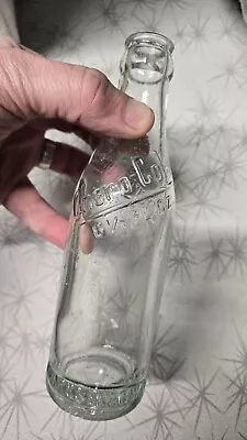 Clarksburg W.VA CHERO-COLA - Shoulder Embossed Crown Top WV West Virginia Bottle • $9.99