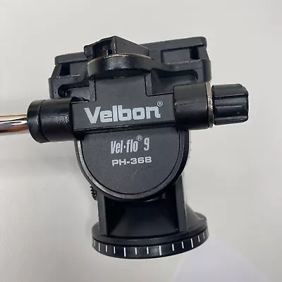 Velbon PH-368 Vel-Flo 9 Mini-Pro 2-Way Panhead With Quick Release Tripod Video • $22.99