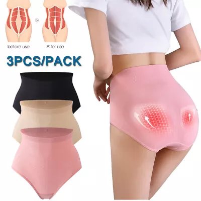£7.98 • Buy Pack Of 3 Women Graphene Honeycomb Vaginal Tightening And Body Shaping Briefs UK