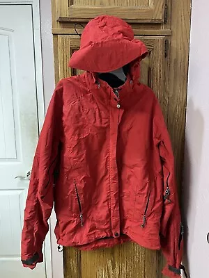 Mountain Hardwear Exposure Gore-tex Durable Red Parka Jacket Coat Medium • $24.88