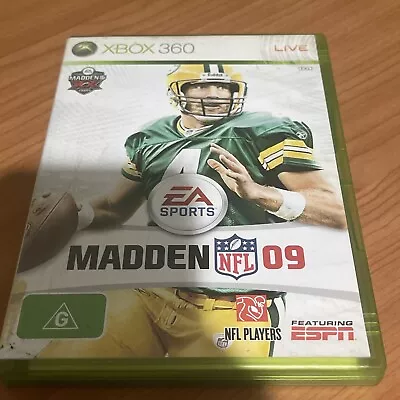 Madden NFL 09 - Microsoft Xbox 360 PAL • $3.95