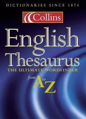 Collins Thesaurus Hardback Book The Cheap Fast Free Post • £4.99