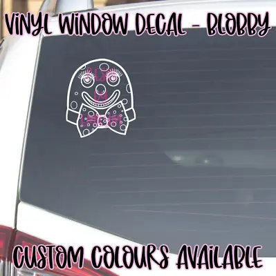 Mr Blobby Illustration Vinyl Decal For Windows • £5