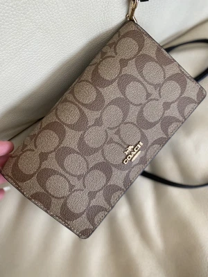 £78.87 • Buy 🌺Genuine Coach Clutch Wallet Purse Bag With Strap Excellent C Logo🌺